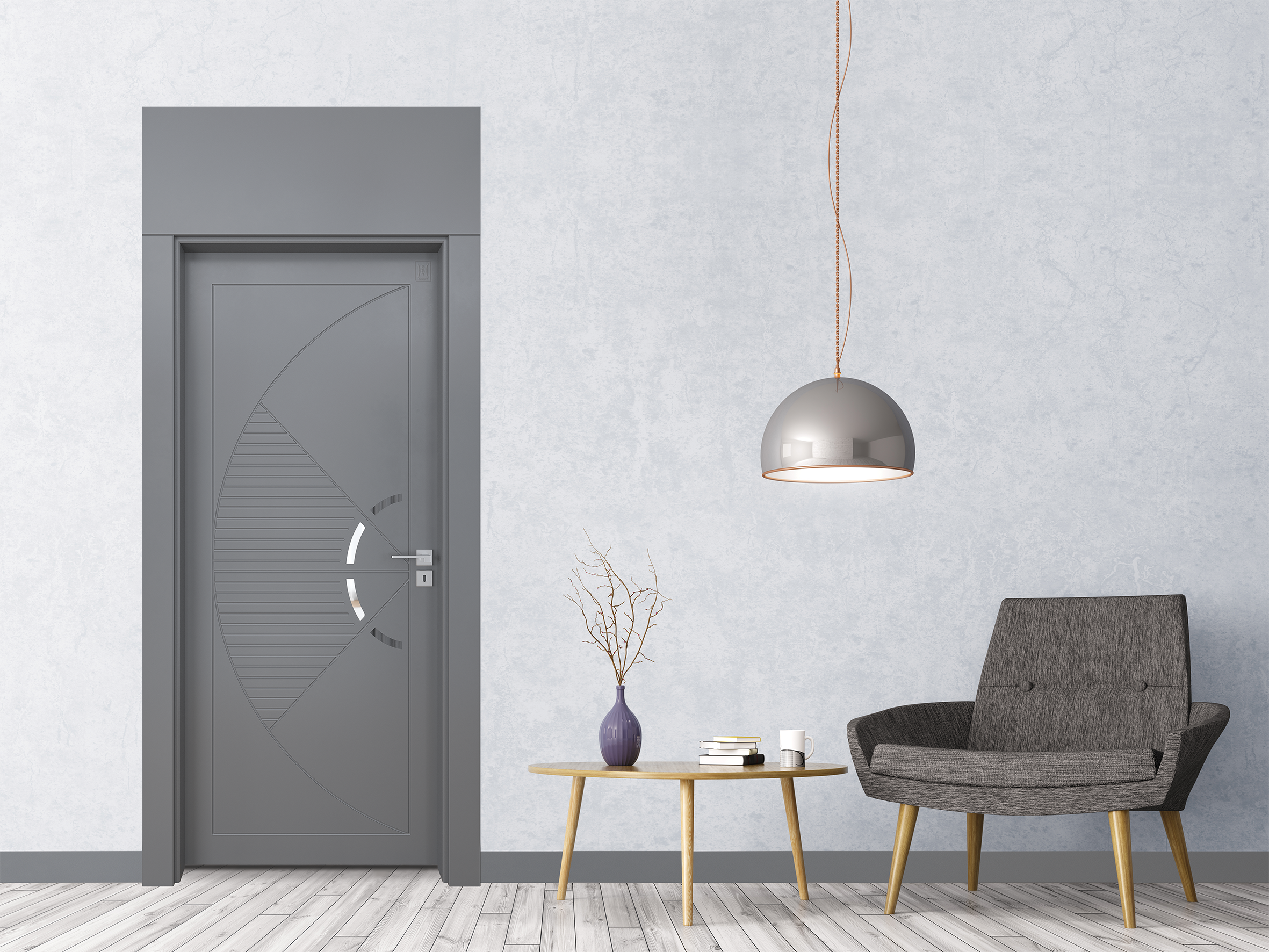 BY-6007 Porte intérieure Laqué